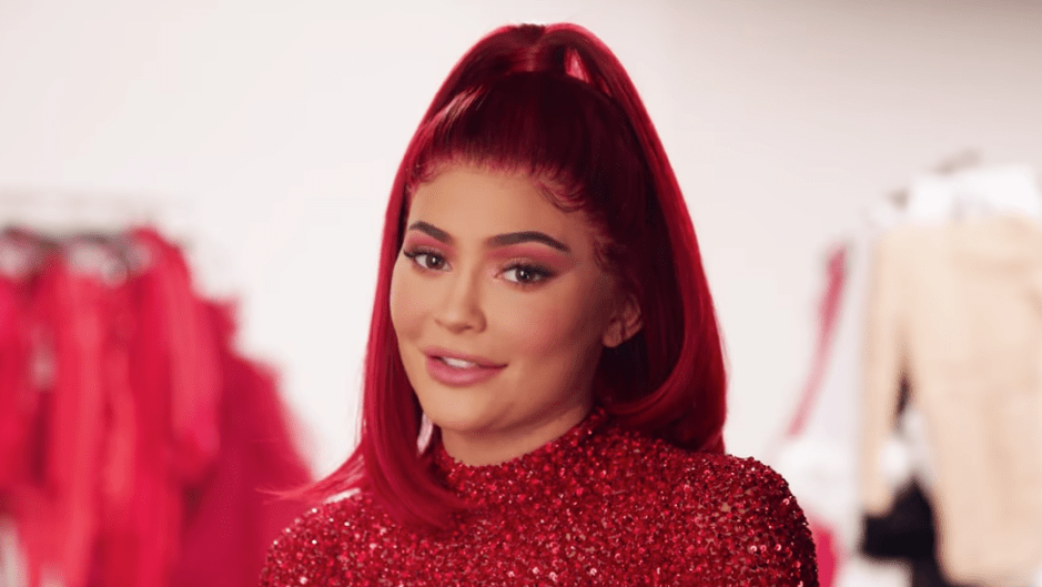 Kylie Jenner with red hair