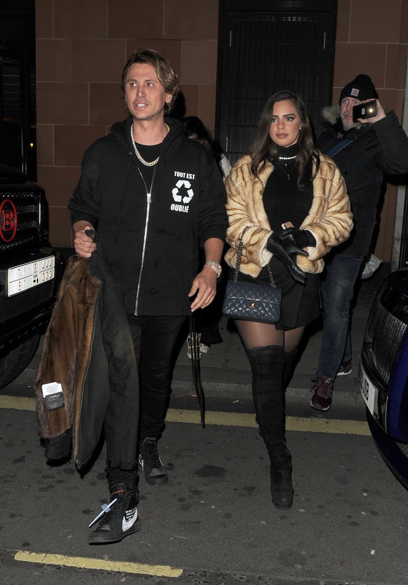 EXCLUSIVE: Jonathan Cheban, the self proclaimed 'Food God' is seen leaving C restaurant in Mayfair, with a female companion.