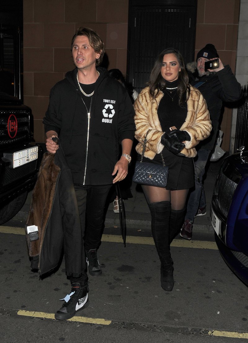 EXCLUSIVE: Jonathan Cheban, the self proclaimed 'Food God' is seen leaving C restaurant in Mayfair, with a female companion.