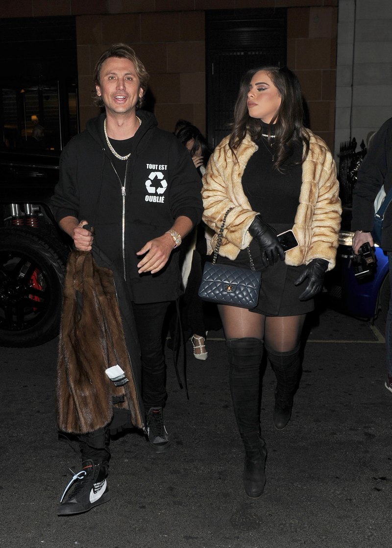 EXCLUSIVE: Jonathan Cheban, the self proclaimed 'Food God' is seen leaving C restaurant in Mayfair, with a female companion.