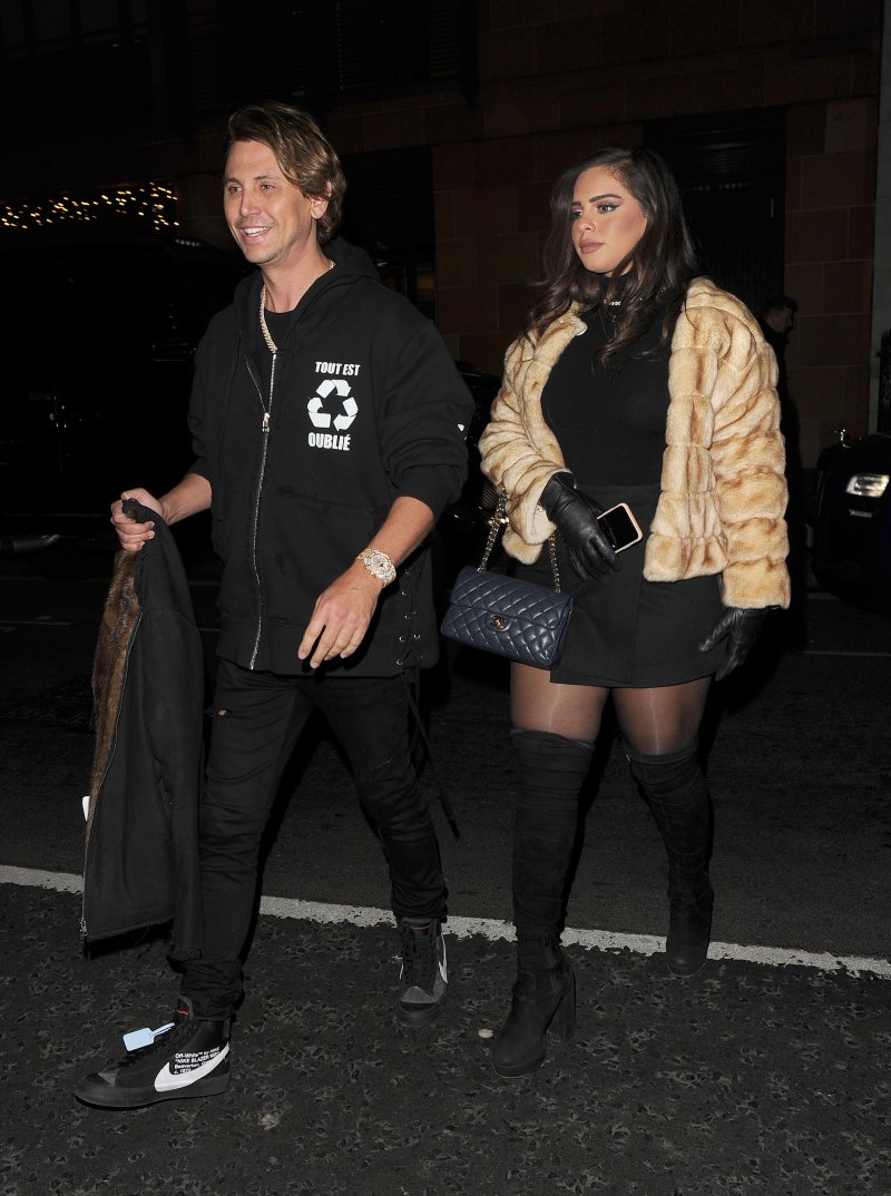 EXCLUSIVE: Jonathan Cheban, the self proclaimed 'Food God' is seen leaving C restaurant in Mayfair, with a female companion.