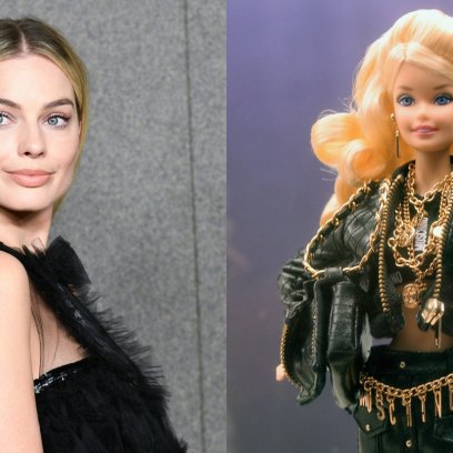 Margot Robbie and Barbie