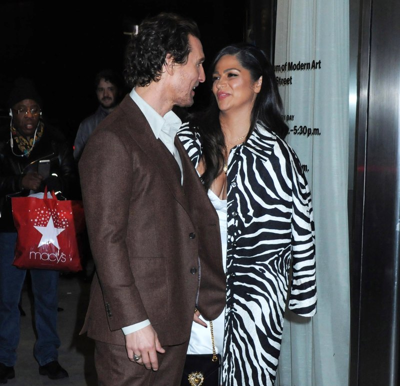 Matthew McConaughey and Camila Alves arrive to the MoMA for "Serenity" premiere