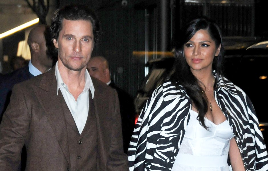 Matthew McConaughey and Camila Alves arrive to the MoMA for "Serenity" premiere