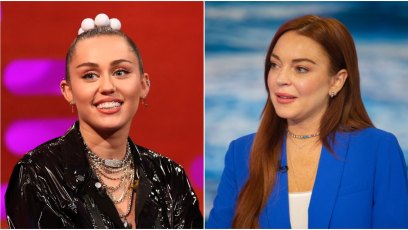 Miley Cyrus and Lindsay Lohan