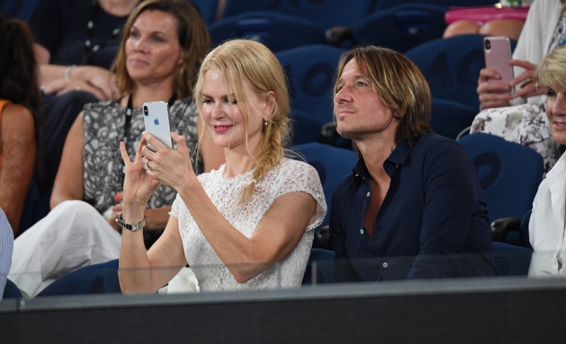 Nicole Kidman and Keith Urban at the Australian Open