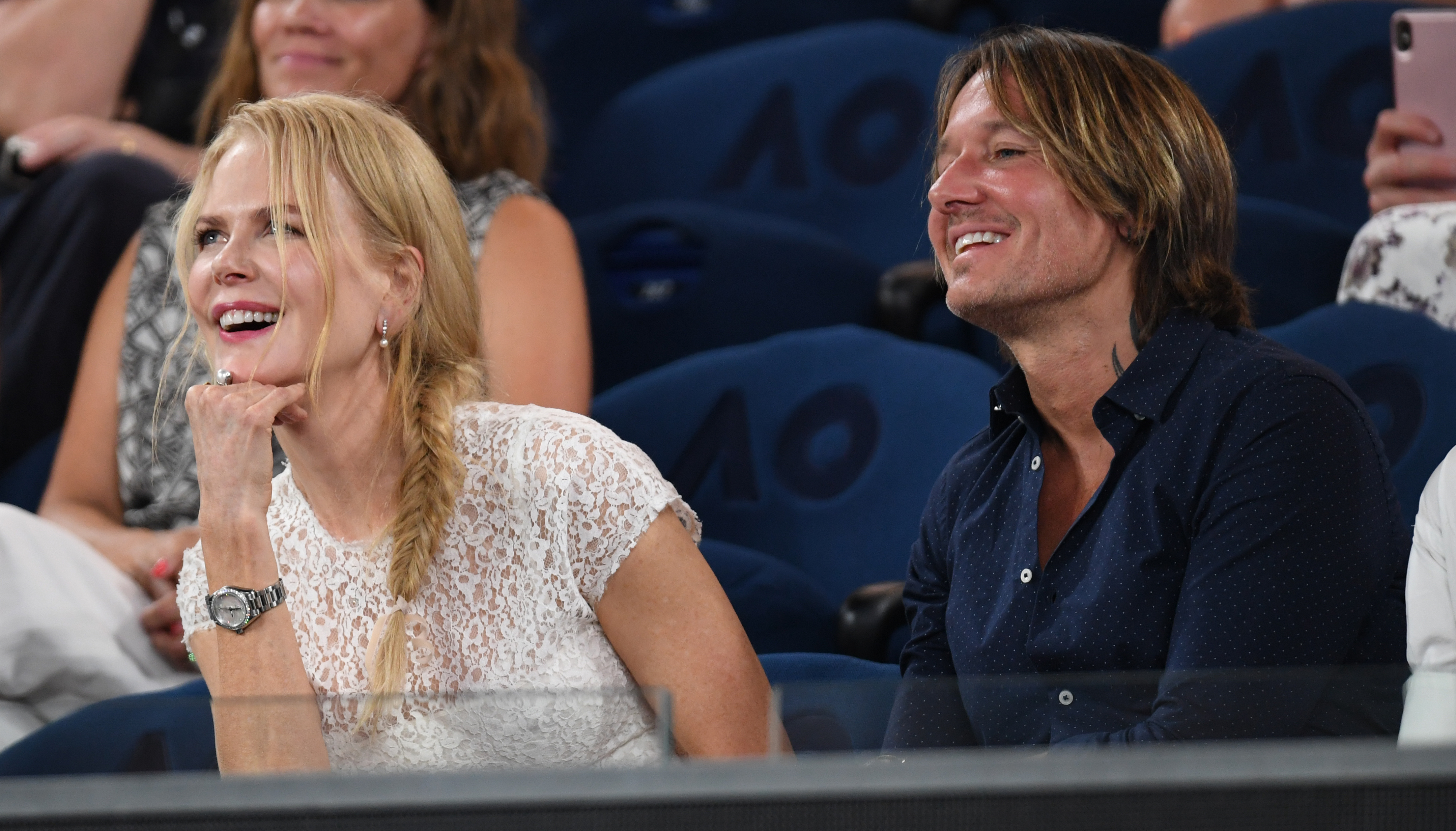 Nicole Kidman and Keith Urban at the Australian Open