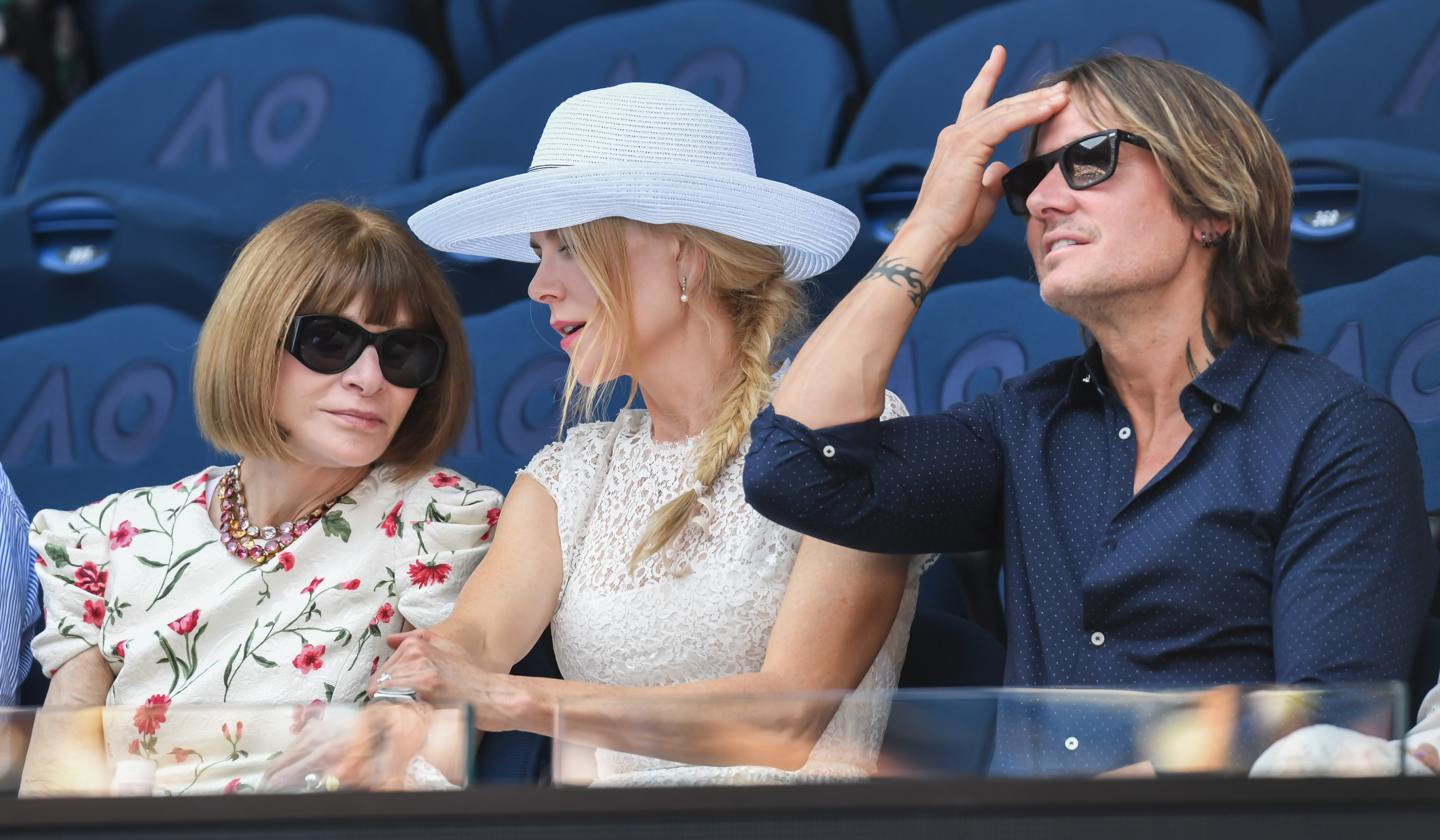 Nicole Kidman and Keith Urban at the Australian Open