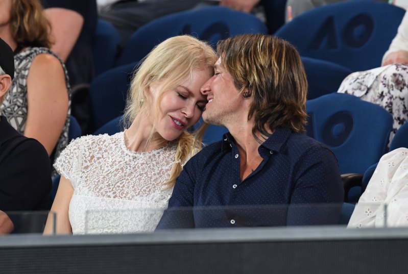Nicole Kidman and Keith Urban at the Australian Open