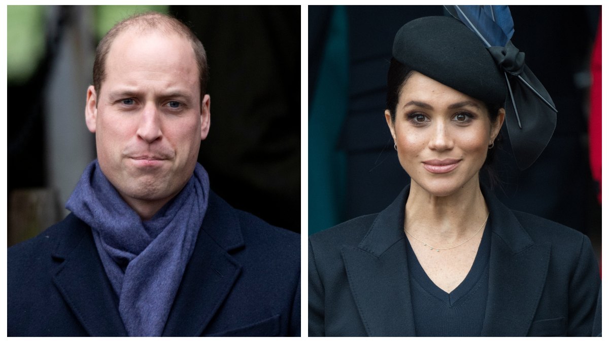 Prince William, Meghan Markle, Split Image