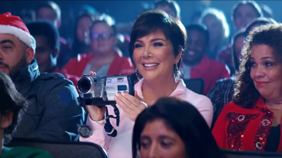 Kris Jenner thank u next music video bloopers