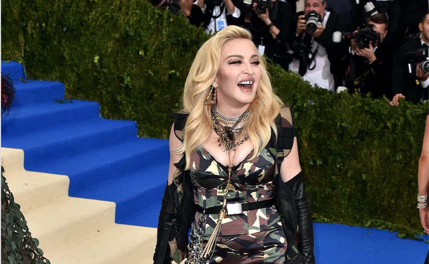 Madonna, Met Gala 2017, Laughing