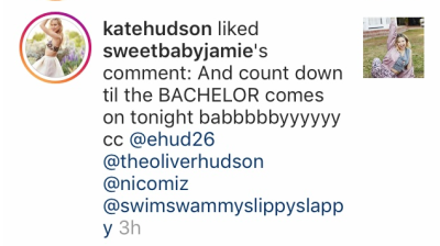 Kate Hudson Instagram comments