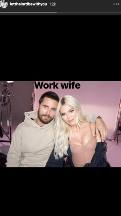 Scott Disick calls khloe kardashian his work wife on KUWTK