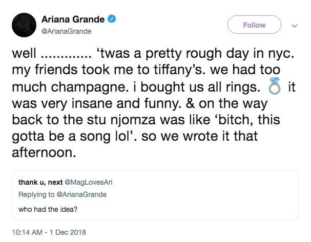 Ariana Grande – 7 rings Lyrics