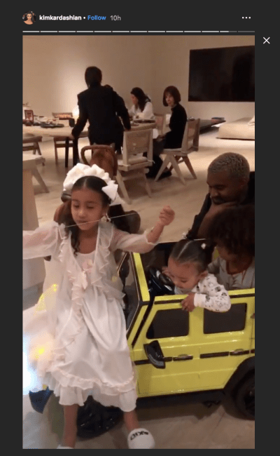 North, Chicago, Saint, and Kanye West