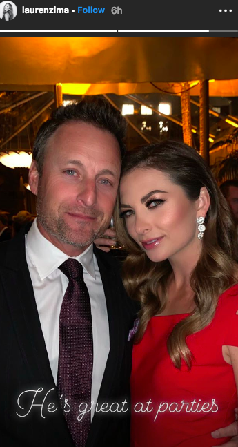 Bachelor host Chris Harrison ET Lauren Zima dating