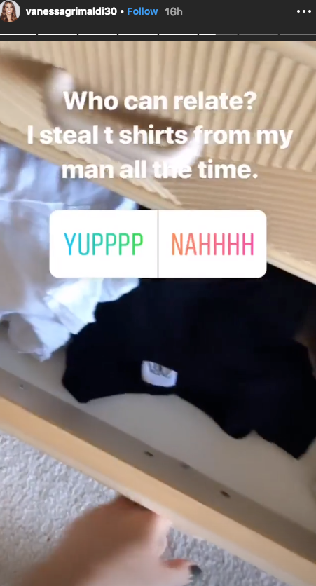 The Bachelor Vanessa Grimaldi instagram story new boyfriend josh wolfe