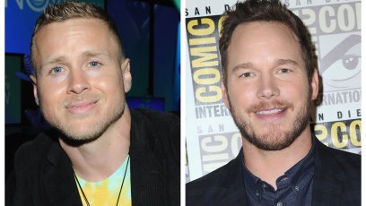 A split image of Spencer Pratt and Chris Pratt