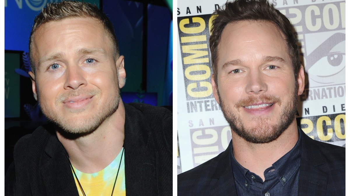 A split image of Spencer Pratt and Chris Pratt