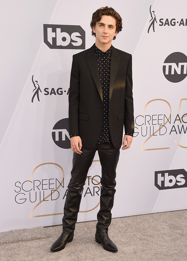 Timothee Chalamet SAG Awards 2019