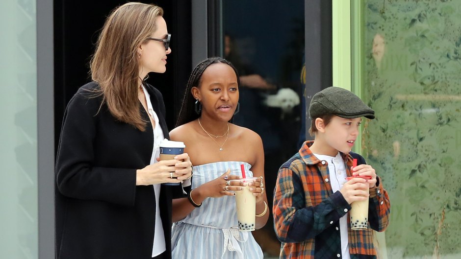 Zahara and Knox All Grown Up! Angelina Jolie And Her Stylish Kids Spend Quality Time At The Mall