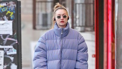 Gigi Hadid Wearing A Puffer Jacket And No Makeup Is A Mood