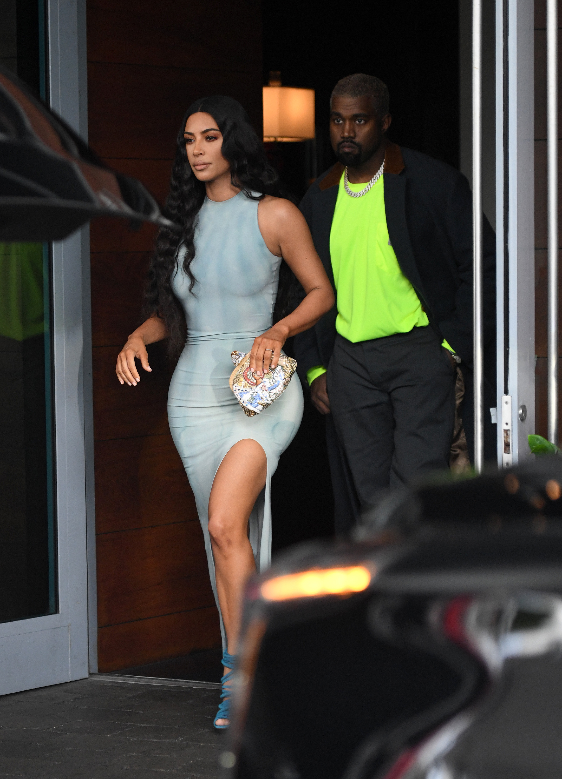 kim kardashian kanye west miami shopping