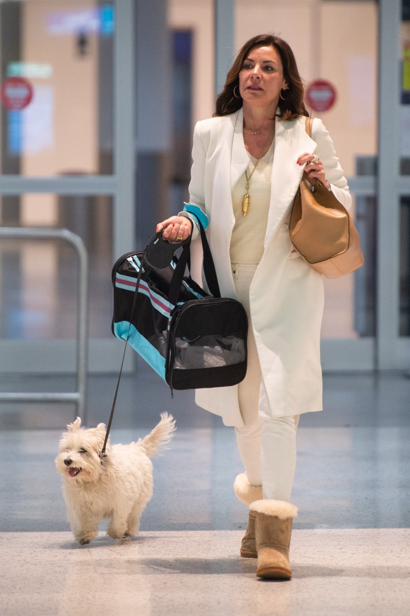 'RHONY' Luann de Lesseps airport