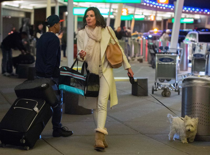 'RHONY' Luann de Lesseps airport