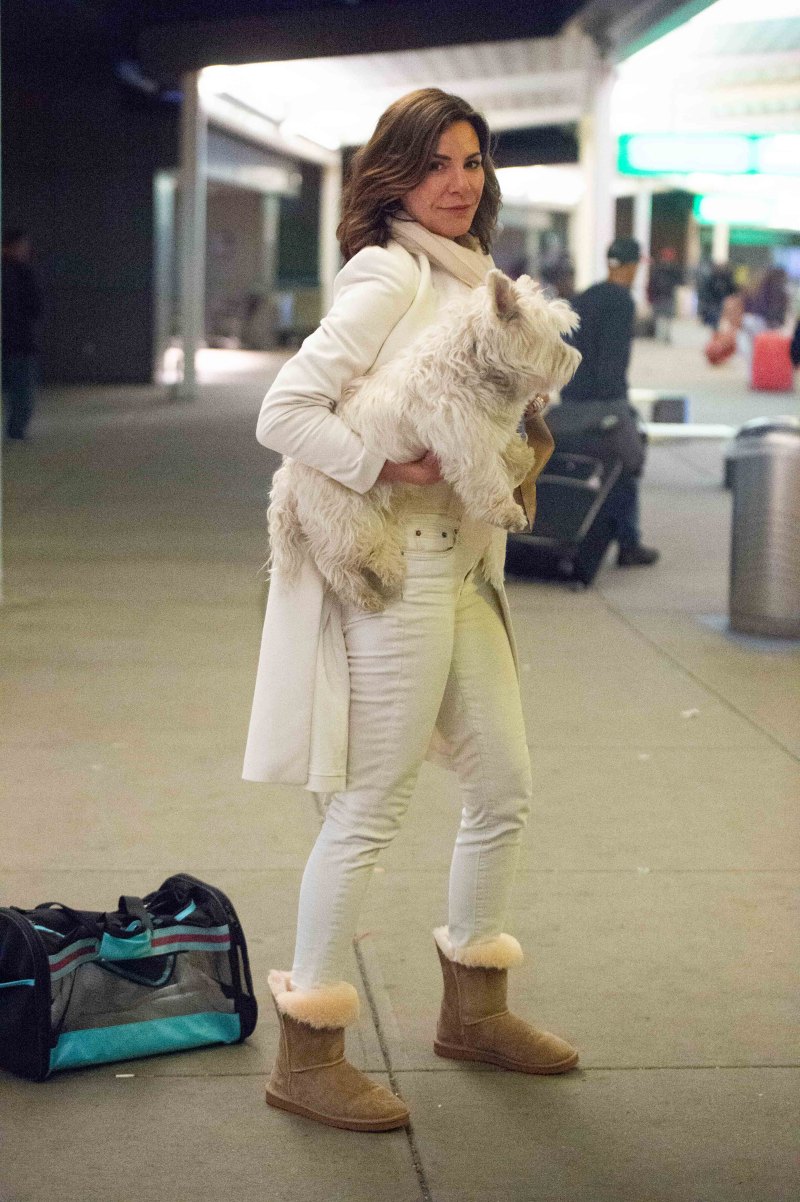 'RHONY' Luann de Lesseps airport