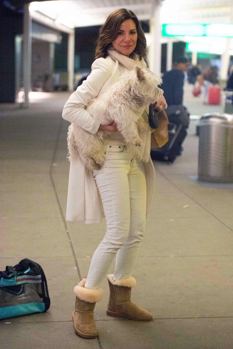 'RHONY' Luann de Lesseps airport