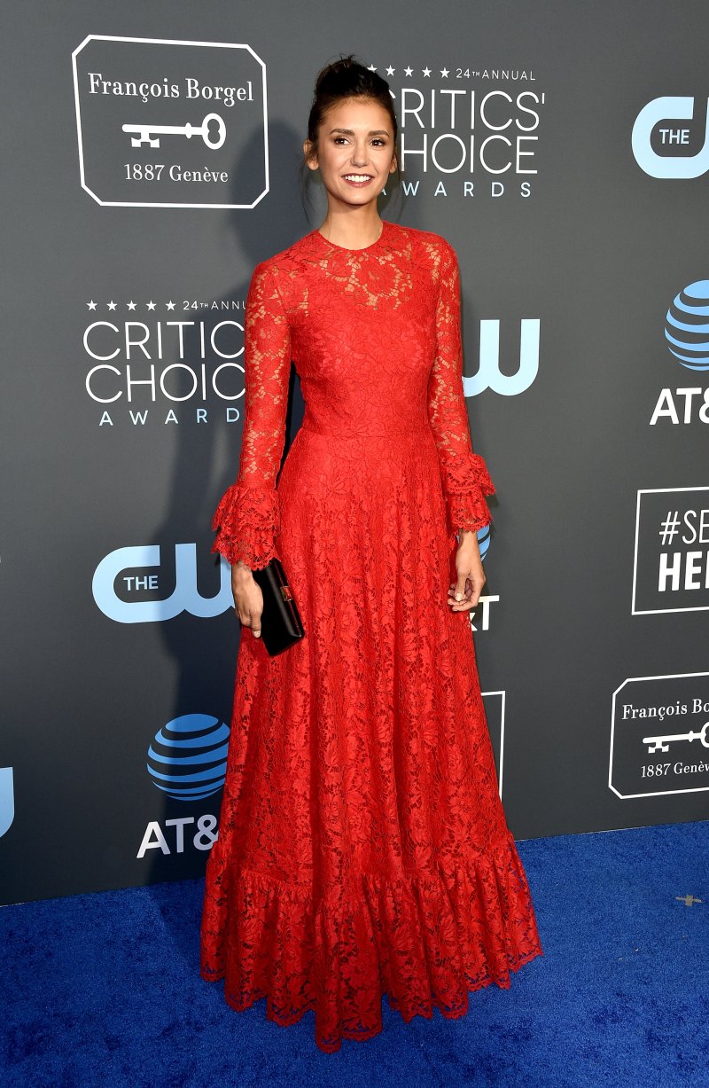 nina dobrev critics choice awards 2019
