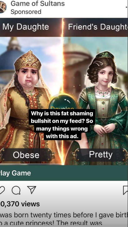 Demi Lovato calls out Instagram fat shaming ad