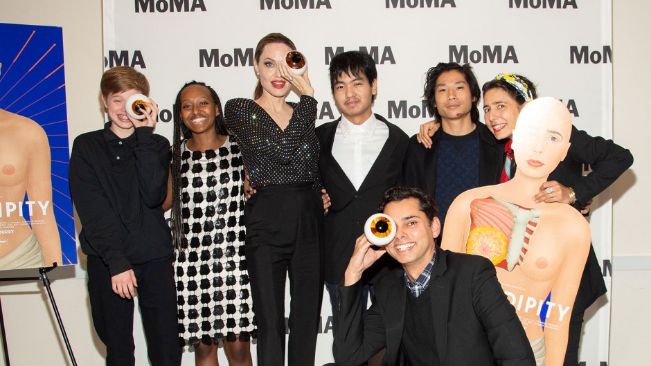 Angelina Jolie and Kids Attend Opening Night of Moma's Doc Fortnight
