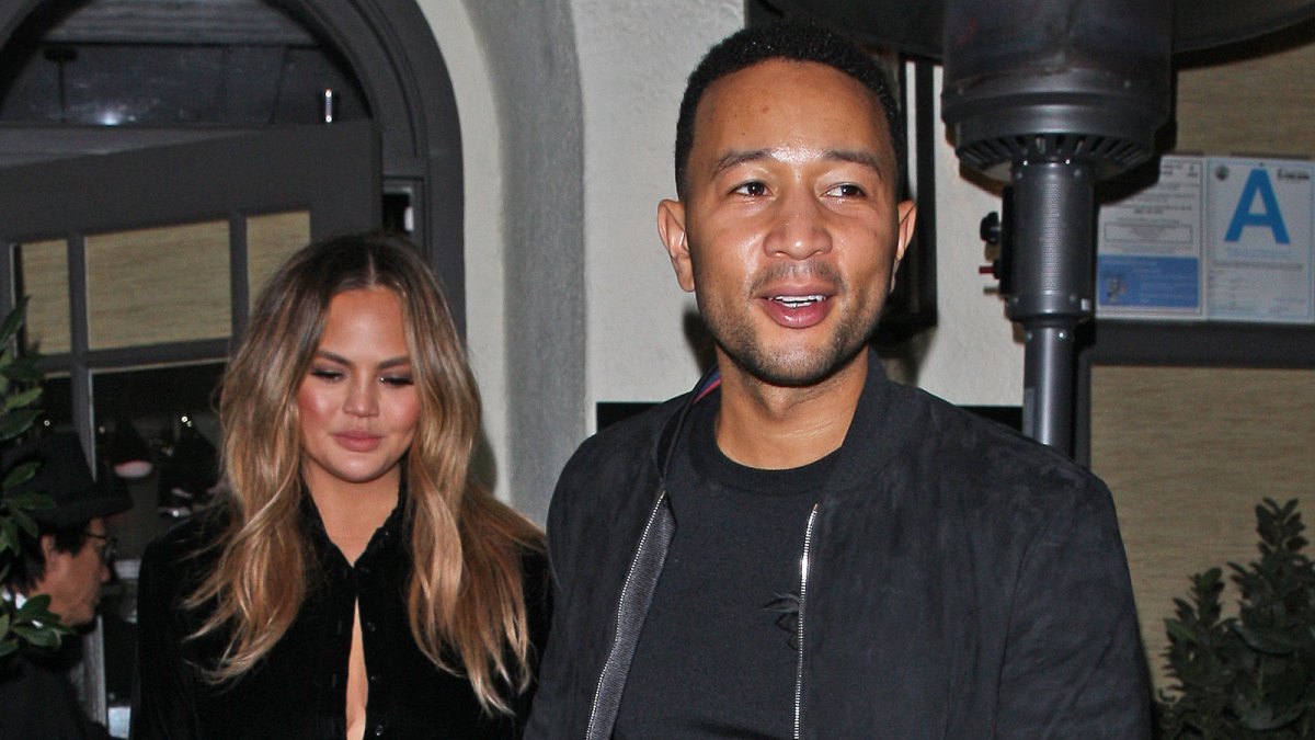 Chrissy Teigen Puts Her Legs on Full Display During Da