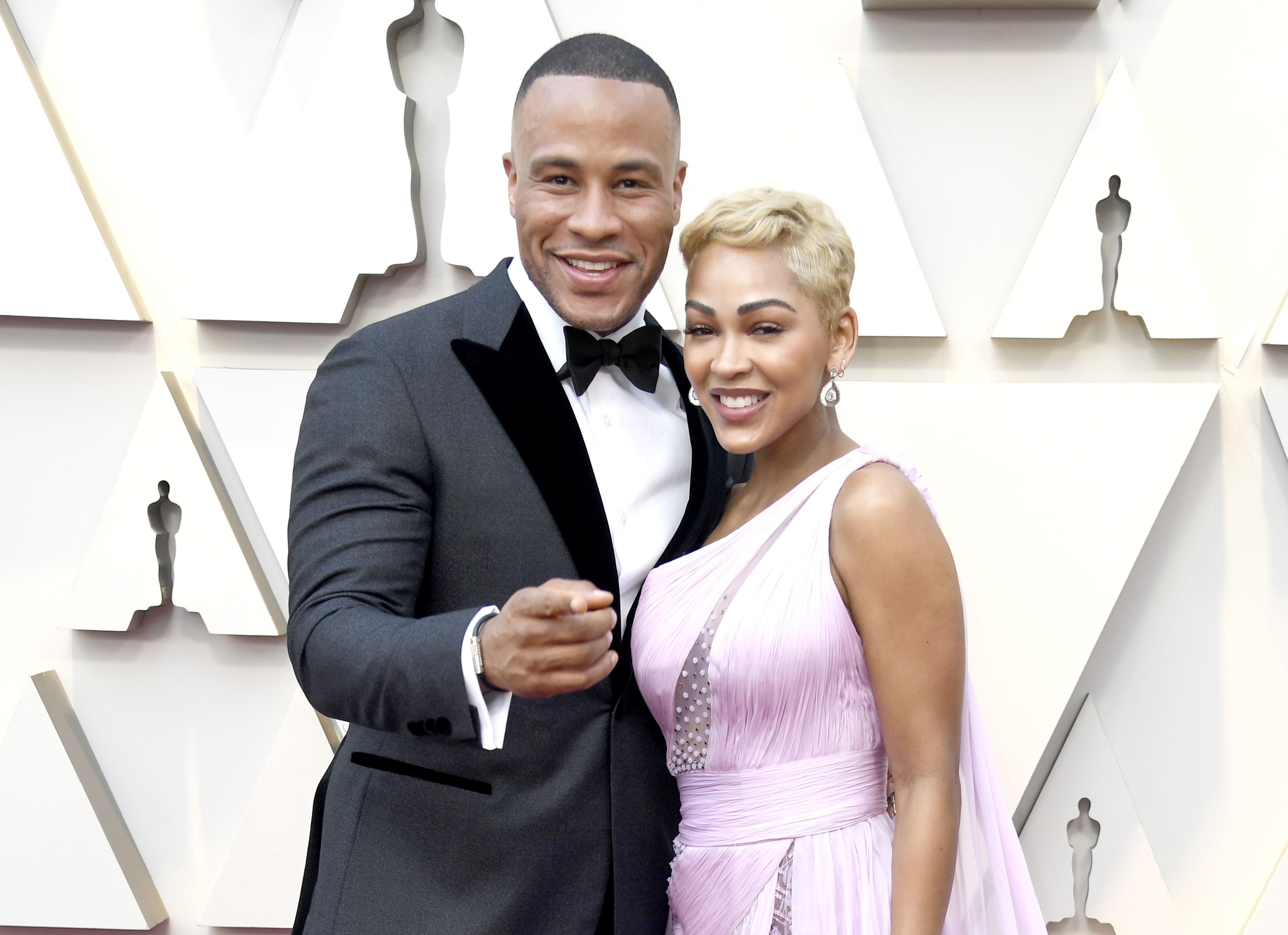DeVon Franklin and Meagan Good.