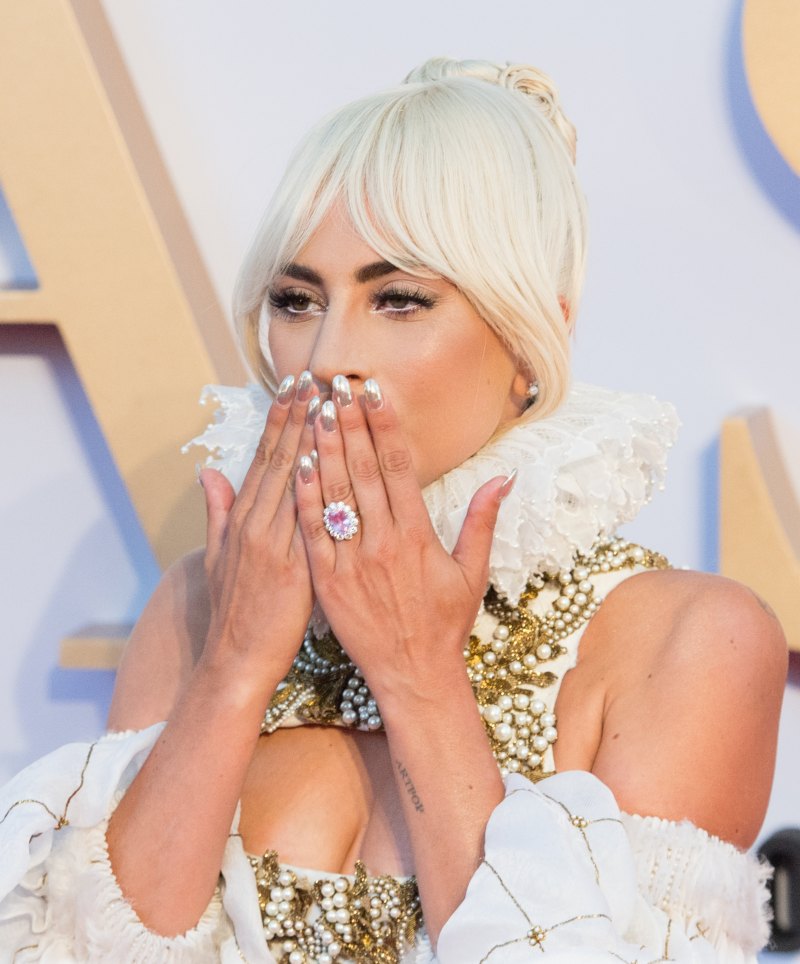 Lady Gaga engagement ring from Christian Carino