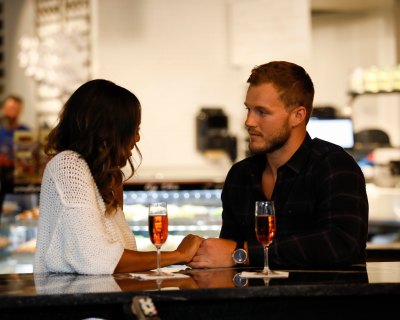 Tayshia and Colton Underwood one on one date during the bachelor