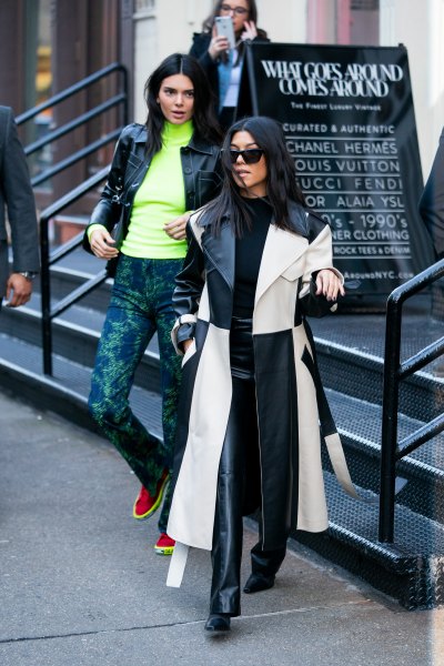 Kourtney Kardashian Kendall Jenner