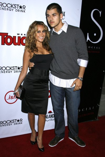 Adrienne Bailon Rob Kardashian red carpet appearance