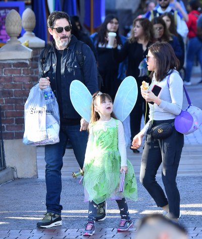 Jenna Dewan and her boyfriend Steve Kazee take her daughter Everly out on a fun day to Disneyland