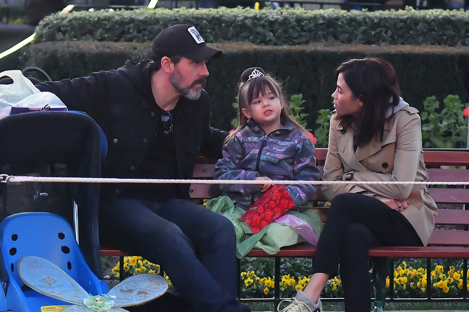 Jenna Dewan and her boyfriend Steve Kazee take her daughter Everly out on a fun day to Disneyland