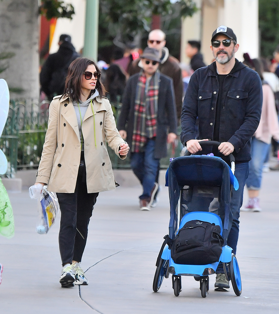Jenna Dewan and her boyfriend Steve Kazee take her daughter Everly out on a fun day to Disneyland