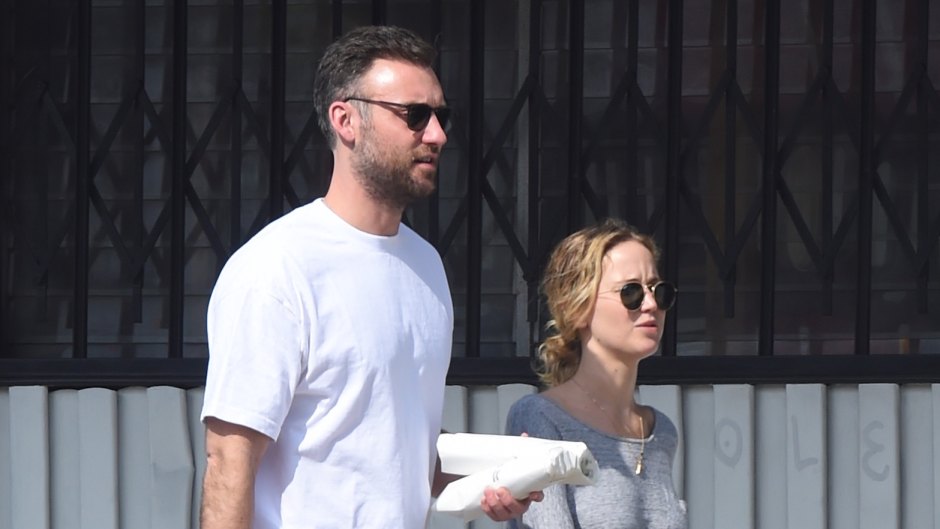 EXCLUSIVE: Jennifer Lawrence and boyfriend Cooke Maroney are spotted grabbing lunch to go