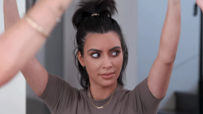 Kim Kardashian during the season 16 KUWTK trailer