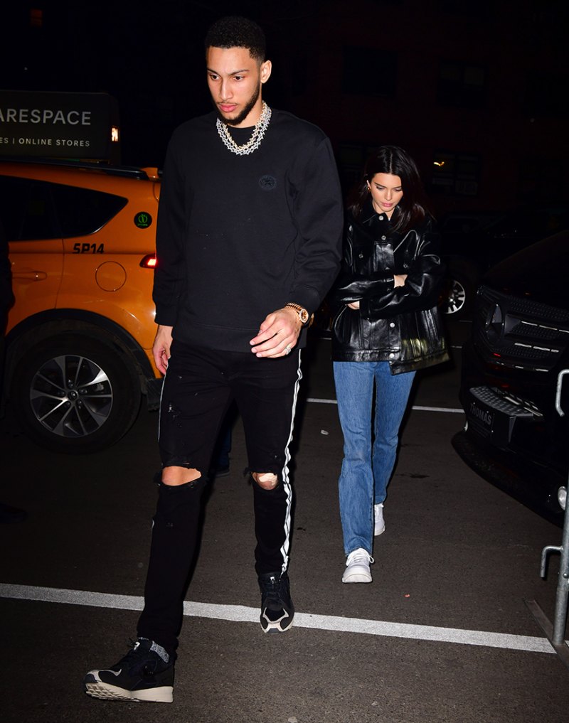 Kendall Jenner Ben Simmons Casual Date Night Marquee Club
