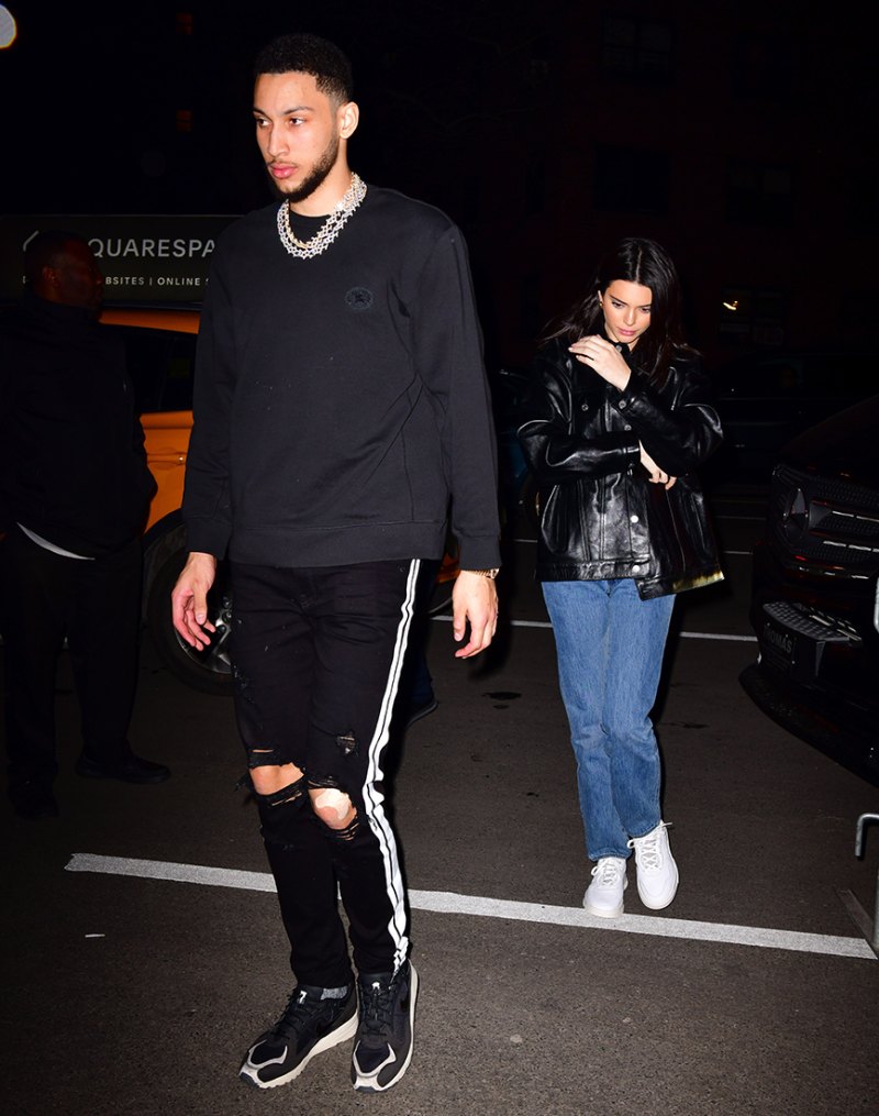 Kendall Jenner Ben Simmons Casual Date Night Marquee Club