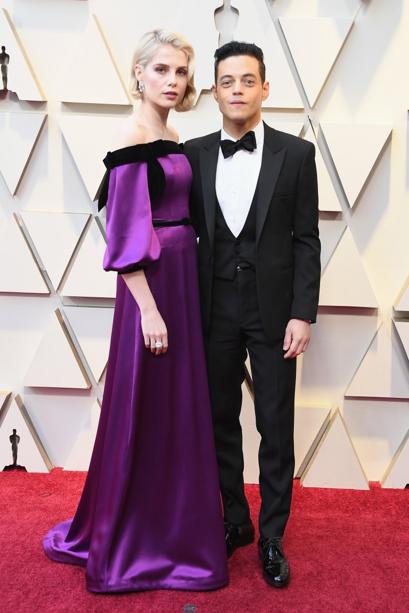 Lucy Boynton and Rami Malek