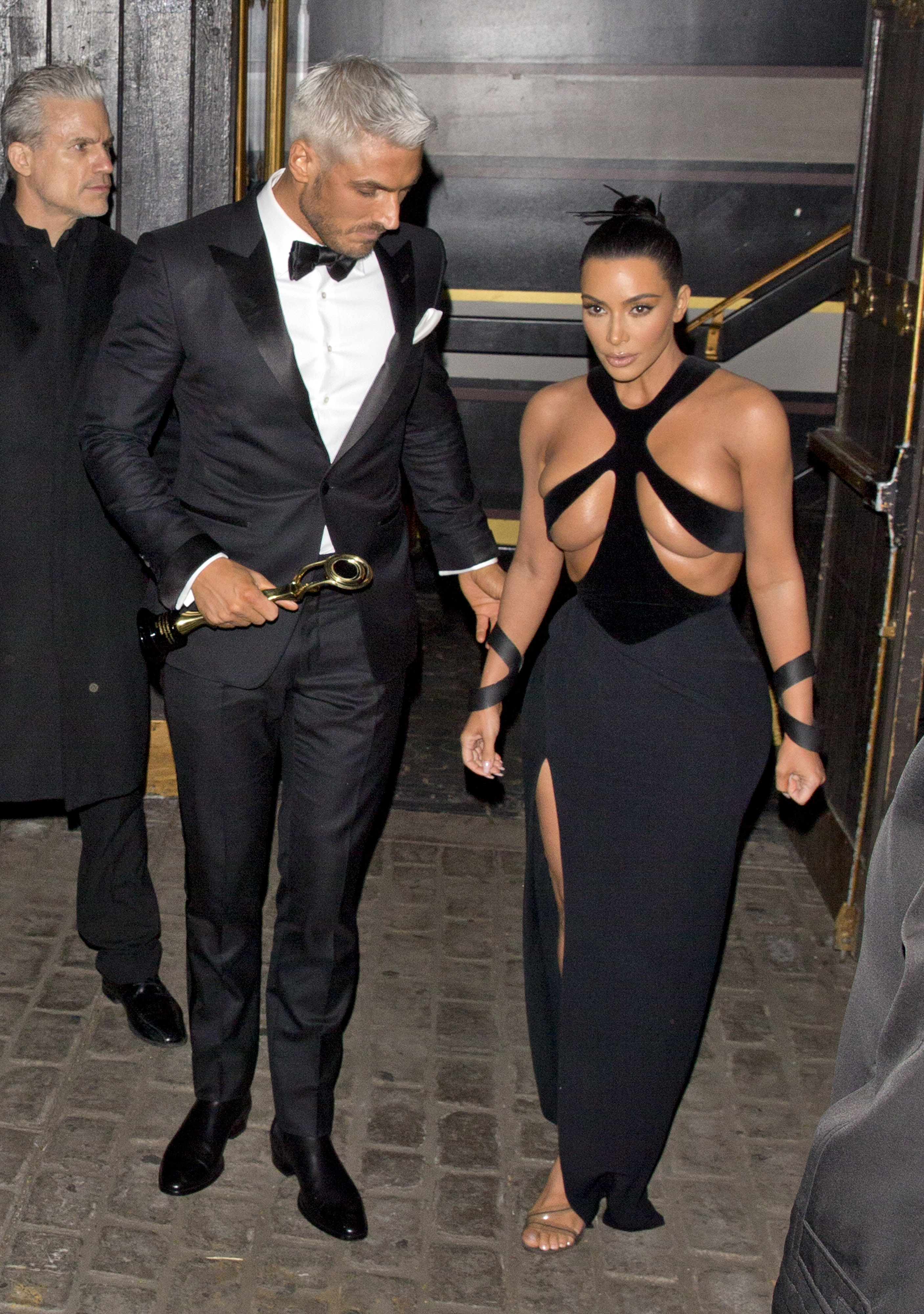 Kim Kardashian Cut Out Dress